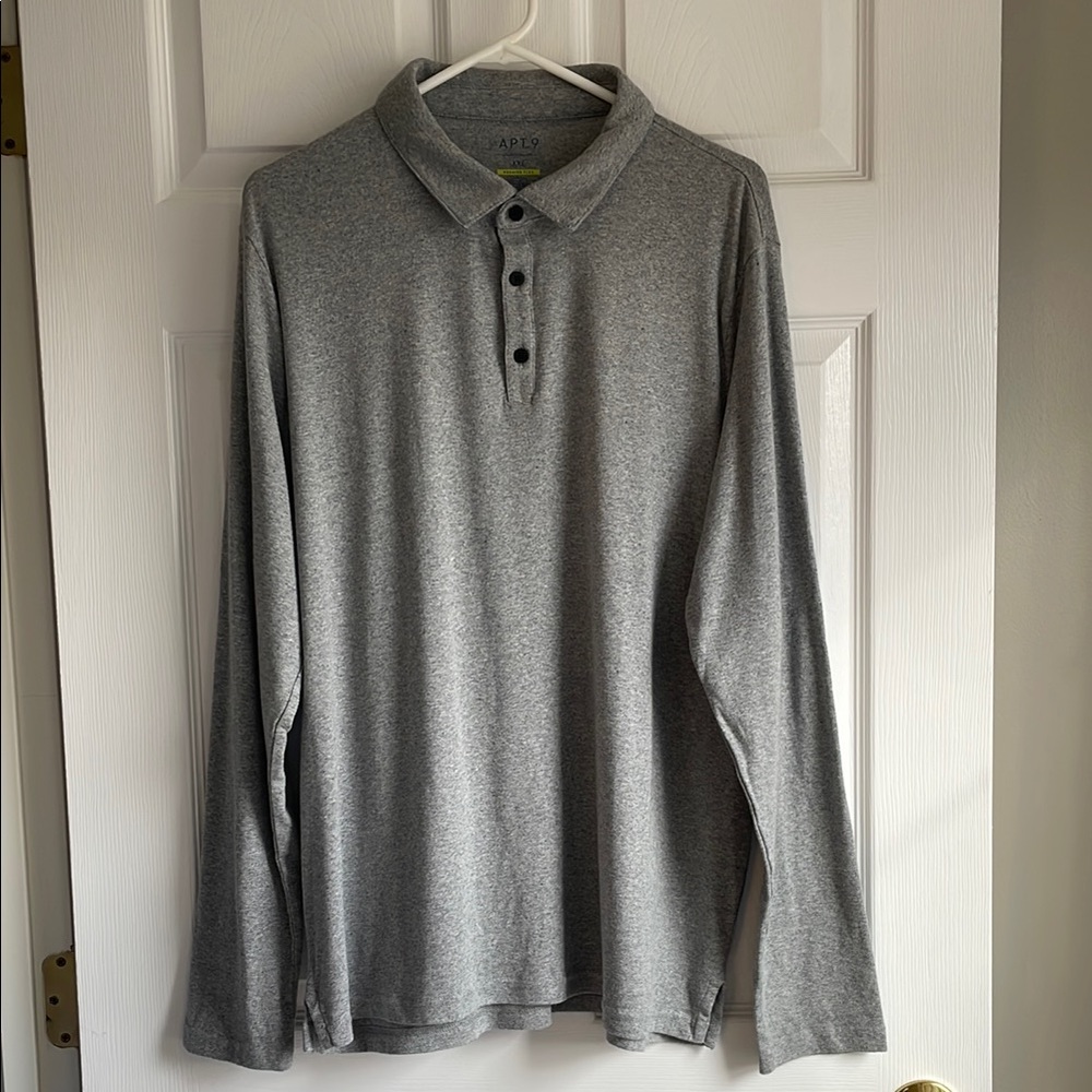 Apt. 9 Men's Long Sleeve Polo Shirt